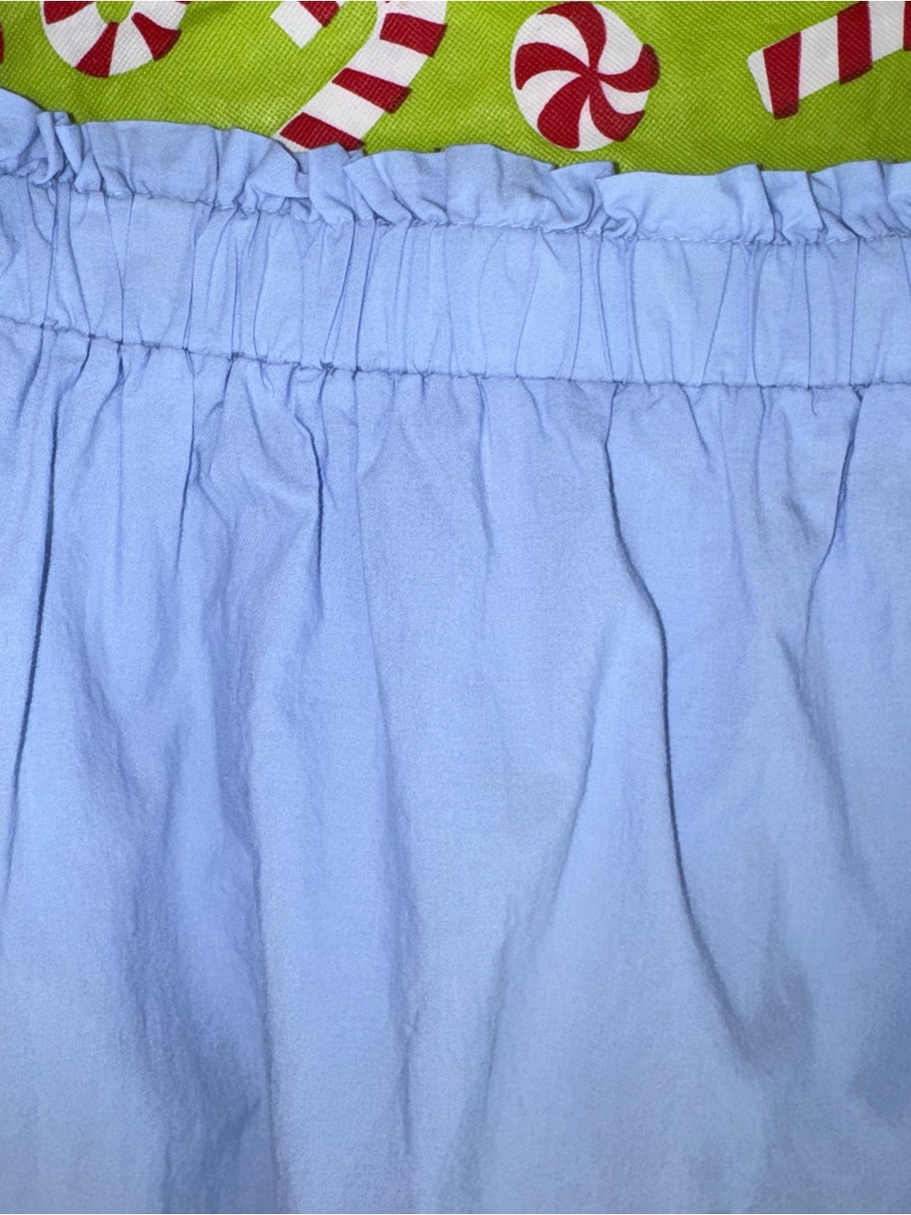 Time and Tru Cotton Eyelet A-Line Midi Skirt XL Light Blue Elastic Waist Pockets - Picture 11 of 16